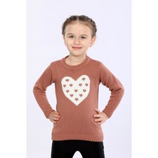 Kurgan Tekstil Kız Çocuk Regular Fit Basic Triko Kazak