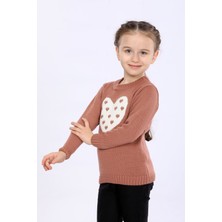 Kurgan Tekstil Kız Çocuk Regular Fit Basic Triko Kazak