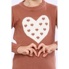 Kurgan Tekstil Kız Çocuk Regular Fit Basic Triko Kazak