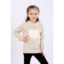 Kurgan Tekstil Kız Çocuk Regular Fit Basic Triko Kazak