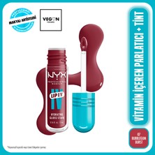 NYX Professional Makeup Lıp I.v. Vitamin Içeren Parlatıcı + Tint - 07 Bubblegum Burst