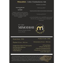 Mimodish 2760 1.Sınıf İşçilik Lüks Hakiki Gerçek Deri Hediye Cüzdan İç Fermuar Gözlü Gizli Özel Kağıt Para Bölmeli Lüks Astarlı Çıtçıtlı 3 Kağıt Para Gözlü Gerçek Deri Erkek Cüzdan