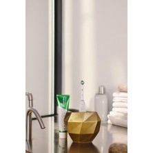 Diş Fırçası Kabı Diş Fırçalığı Fırçalık Gümüş Eskitme Renk Model 20