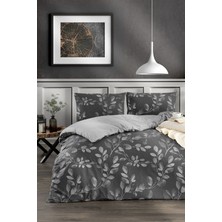 Ely Parker Çift Kişilik Nevresim Takımı (160 x 200 Lastikli Çarşaflı) Kolay Ütülenir-1