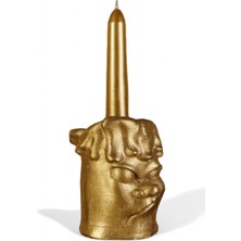 Gümüş Eskitme Mumluk Şamdan Ince Mum Uyumlu Model 4