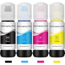 Baskistan Epson L3250/L3251/L3256/L3260 103 Uyumlu Mürekkep 4 Renk