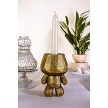 Şamdan Mumluk Dekoratif Mumluk Beyaz Renk Tealight Mumluk Model 5