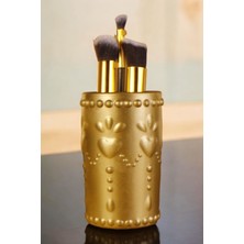 Makyaj Duzenleyici Makyaj Organizeri Makyaj Fırçalığı Makyaj Fırçası Gümüş Eskitme Renk Model 10