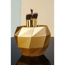 Makyaj Duzenleyici Makyaj Organizeri Makyaj Fırçalığı Makyaj Fırçası Gümüş Eskitme Renk Model 20