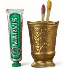 Evene Diş Fırçalığı Diş Fırçalık Diş Fırçası Standı Diş Fırçası Tutucu Beyaz Model 9