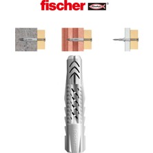 Fischer Ux Evrensel Dübel Seti 6/8/10 Ölçülerinde - Yüksek Kaliteli Naylon, Maksimum Tutma Gücü