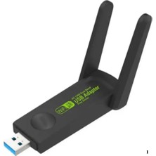 Sinyal Güçlendirici Kablosuz USB Antenli Dongle 1300MBPS Wifi Adaptörü Dual Band 2.4g/5ghz