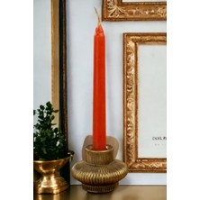 Şamdan Mumluk Dekoratif Mumluk Beyaz Renk Tealight Mumluk Model 15