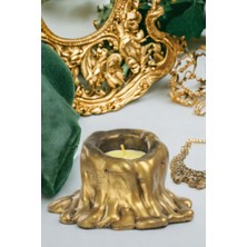 Şamdan Mumluk Dekoratif Mumluk Beyaz Renk Tealight Mumluk Model 31