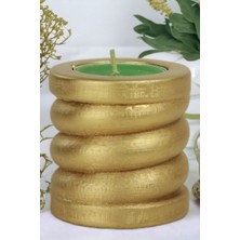 Şamdan Mumluk Dekoratif Mumluk Beyaz Renk Tealight Mumluk Model 27