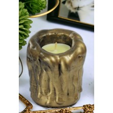 Şamdan Mumluk Dekoratif Mumluk Beyaz Renk Tealight Mumluk Model 30