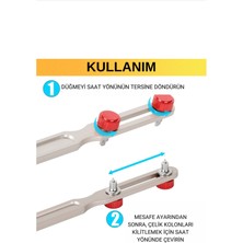 Iki Uçlu Alüminyum Kapak Açacağı - Kırmızı