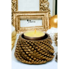 Şamdan Mumluk Dekoratif Mumluk Beyaz Renk Tealight Mumluk Model 40