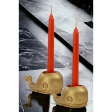 Şamdan Mumluk Dekoratif Mumluk Tealight Mumluk Model 6 Ikili Mumluk