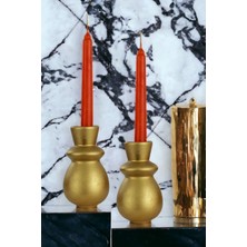 Şamdan Mumluk Dekoratif Mumluk Tealight Mumluk Model 20 Ikili Mumluk