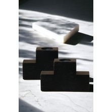 Şamdan Mumluk Dekoratif Mumluk Tealight Mumluk Model 16 Ikili Mumluk