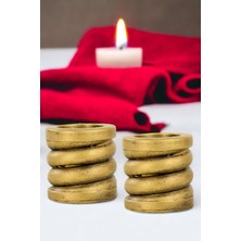 Şamdan Mumluk Dekoratif Mumluk Tealight Mumluk Model 27 Ikili Mumluk