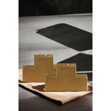 Şamdan Mumluk Dekoratif Mumluk Tealight Mumluk Model 16 Ikili Mumluk