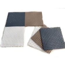 Bademler Halı Ortopedi Plastik Geçmeli Yer Karosu 33X33 Islak Zeminler Banyo Abdesthane Havuzkenarı Duş Çevresi Mutfak Wc
