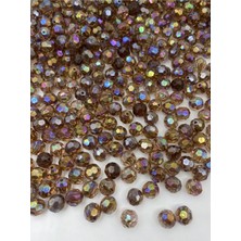 Hedef Bijuteri 14MM Janjanlı Kahverengi Petek Model Akrilik Boncuk, Takı Yapım Hobi Boncuğu (100GR,~80ADET)