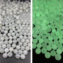 Hedef Bijuteri 100GR 10MM Fosforlu Akrilik Karanlıkta Parlayan Top Boncuk Fosfor,neon,glow Hobi BONCUĞU(~180ADET)