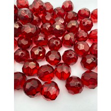 Hedef Bijuteri 26MM Bordo Renk Petek Model Akrilik Boncuk,takı,çanta BONCUĞU(100GR,~10 Adet)