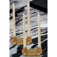 Şamdan Mumluk Dekoratif Mumluk Tealight Mumluk Model 7 Ikili Mumluk