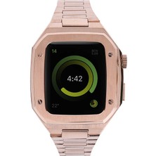 Heptek İletişim Watch 7 45MM Uyumlu Krd-64 Metal Kordon - Rose Gold
