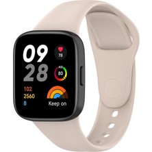 Heptek İletişim Xiaomi Redmi Watch 3 Uyumlu Krd-81 Uyumlu Kordon - Krem