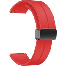 Heptek İletişim Gear S3 Krd-84 22MM Uyumlu Kordon - Kırmızı