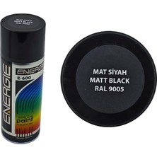 Energie Akrikik Sprey Boya 400 ml Mat Siyah