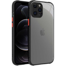 Heptek İletişim iPhone 12 Pro Max Kılıf ​​ Kaff Kapak-Siyah