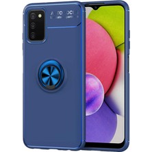 Heptek İletişim Galaxy A03S Kılıf Ravel Silikon Kapak-Mavi