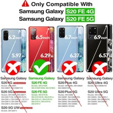 Samsung Galaxy S20 Fe 5g Uyumlu Şeffaf Kamera Korumalı Kılıf