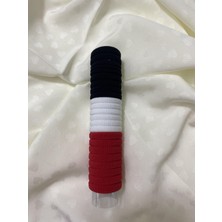 Shiny Ever Tüp Lastik Toka Kırmızı Siyah Beyaz