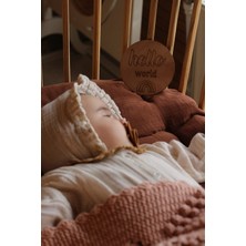 Lelikoobaby Örgü Yakalıklı 2 Katlı Müslin Tulum