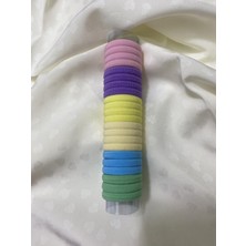 Shiny Ever Tüp Lastik Toka Pembe Mor Sarı Krem Mavi Yeşil