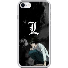 Dali Design Apple iPhone 7 Uyumlu Şeffaf Kılıf L Tasarımlı