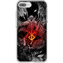 Dali Design Apple iPhone 7 Plus Uyumlu Şeffaf Kılıf Berserk Tasarımlı 2