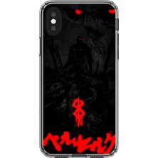 Dali Design Apple iPhone Xs Max Uyumlu Şeffaf Kılıf Berserk Tasarımlı 3