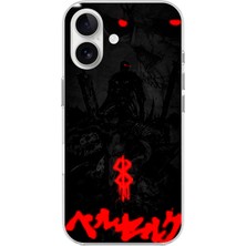 Dali Design Apple iPhone 16 Plus Uyumlu Şeffaf Kılıf Berserk Tasarımlı 3