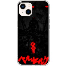 Dali Design Apple iPhone 14 Plus Uyumlu Şeffaf Kılıf Berserk Tasarımlı 3