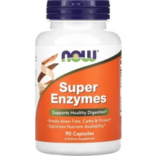 Now Foods NOW Super Enzymes, 90 Kapsül - USA MENŞEİLİ
