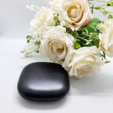 LED Işıklı - Siyah Makyaj Aynası - Yakınlaştırma Özellikli , Cep, Çanta Makyaj Aynası