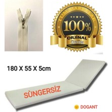 4 Ad Bayrak Adası Süngersiz Şezlong Minderi 180-55-5 cm Fermuarlı Yıkanır Silinir